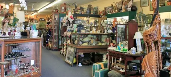 Antiques displayed in Ocean Beach