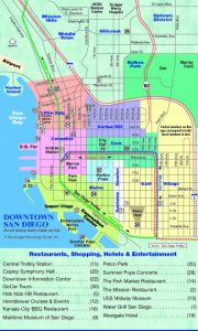 Downtown San Diego Map