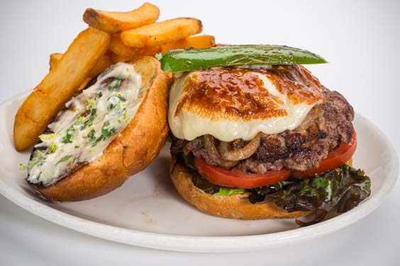 Bully's East Juicy San Diego Burger