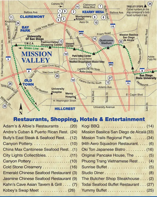 Mission Valley Map