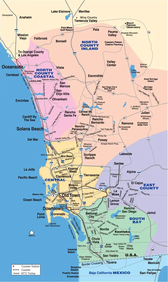 Interactive San Diego County Map