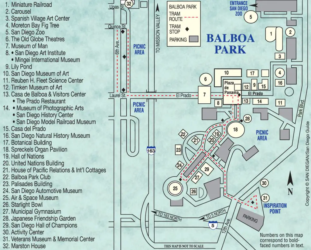 Balboa Park Map