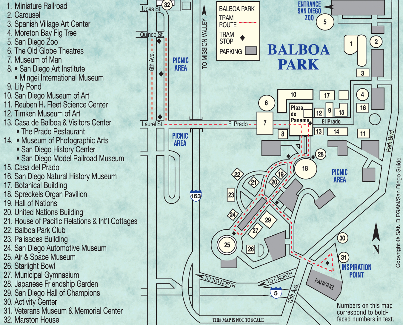 Balboa Park Map