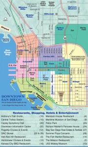 Downtown San Diego Map
