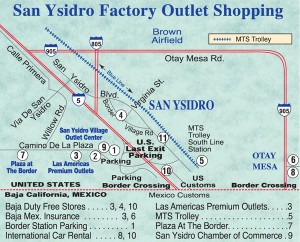 Sandiegan.com San Ysidro Map