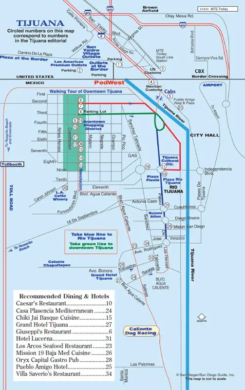 Tijuana Map