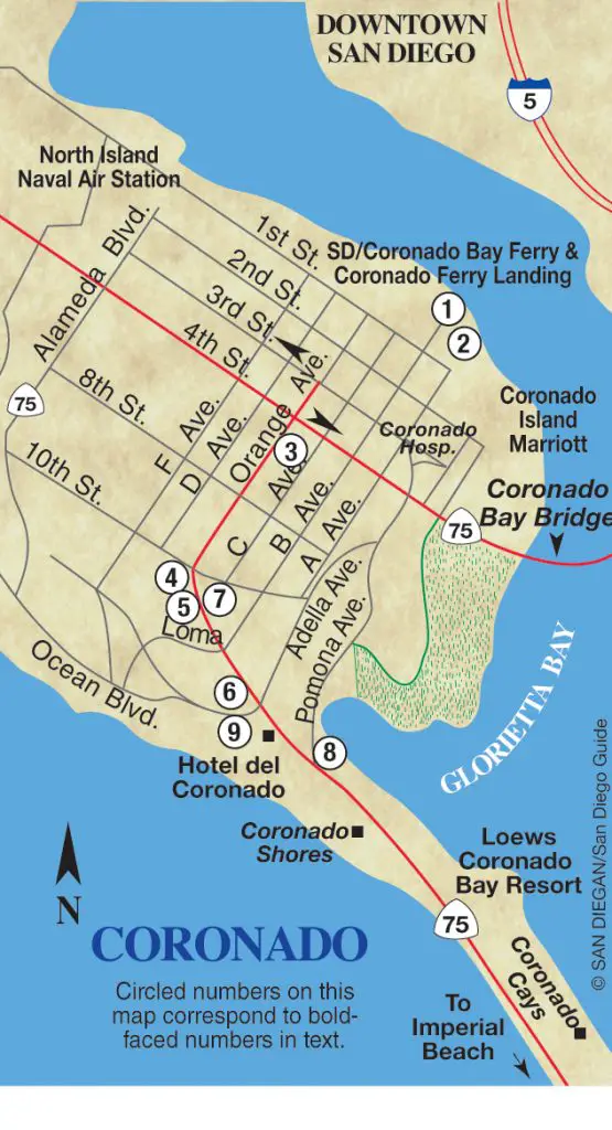 Coronado Map