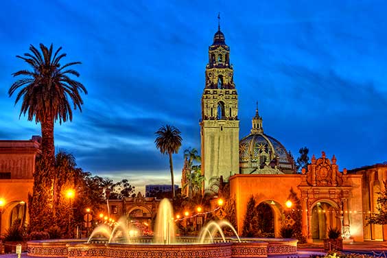 Balboa Park California Tower 1000 Best San Diego things to do w/50 maps.