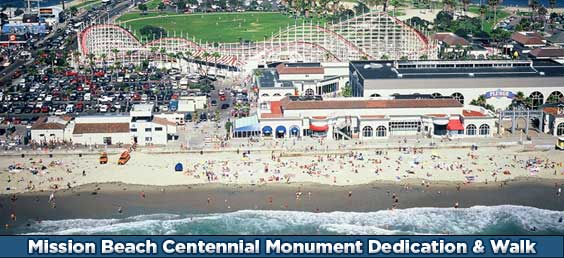 Mission Beach Centennial Monument Dedication