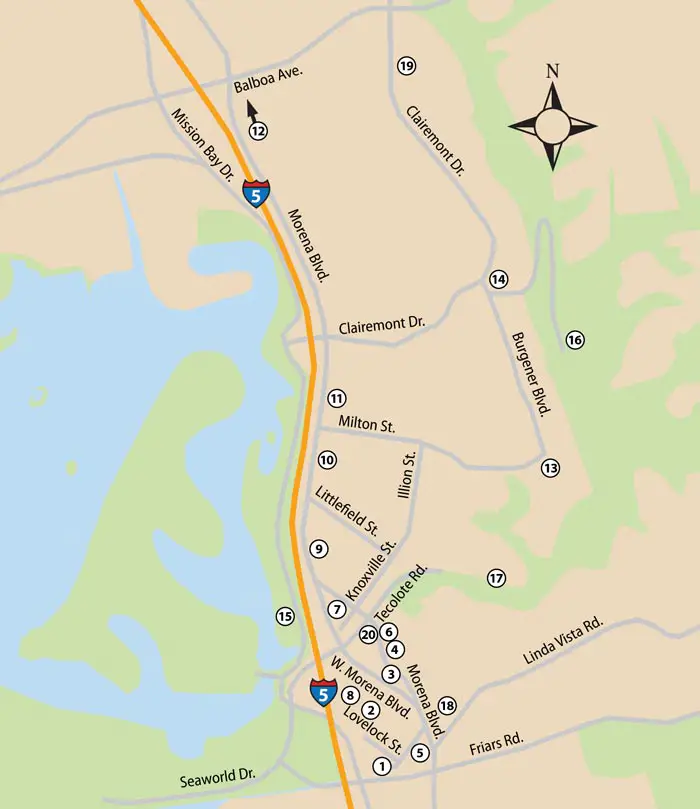 Bay Park Map
