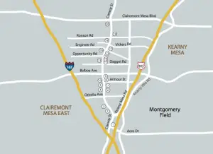 Convoy Street, Map, Asian Restaurants, Phuong Trang