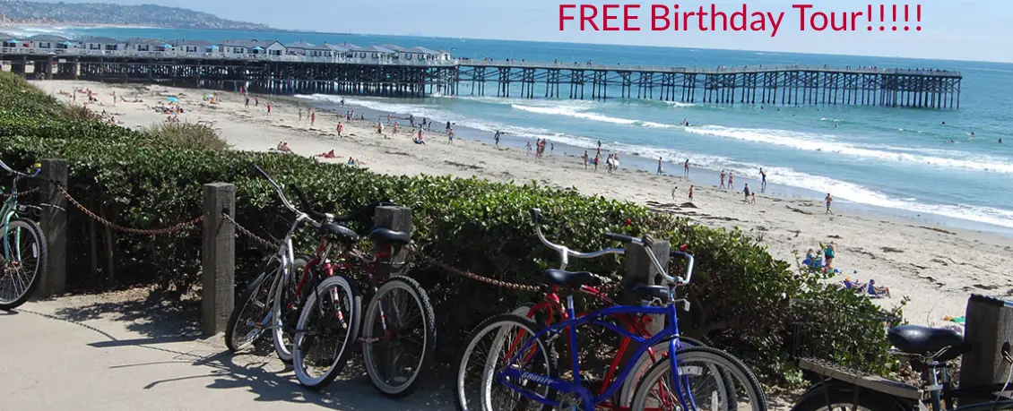 FREE Birthday Tour - Scenic Cycle Tours - San Diego Bike Tours